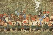 Maurice Prendergast Central Park painting